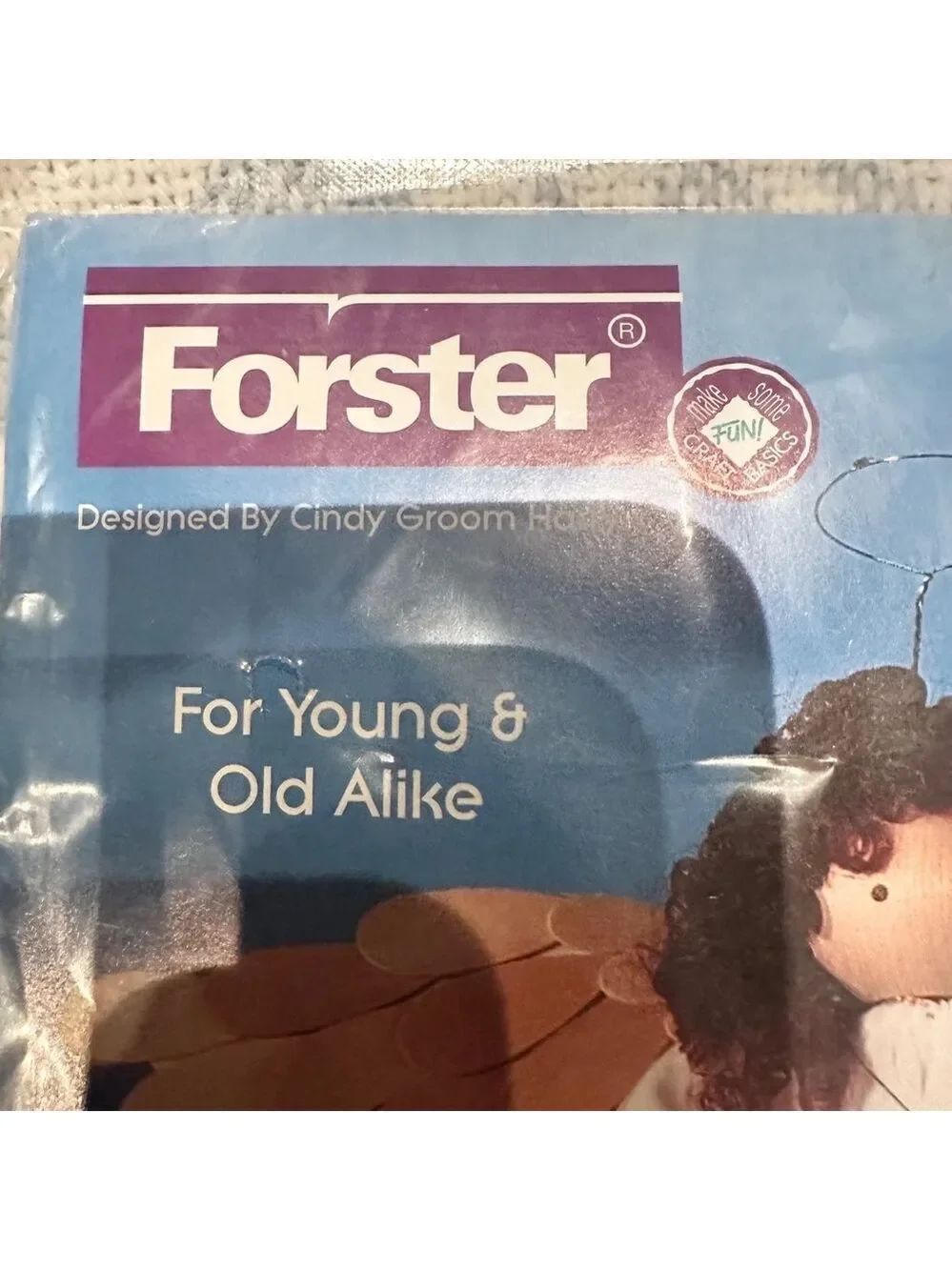 NOS Vintage 1996 Forster All Season Tree Topper Angel Craft Kit